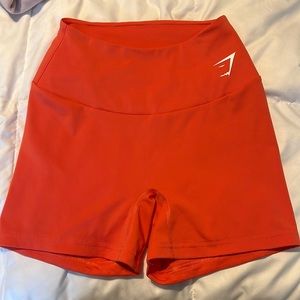 peachy / orange gymshark spandex